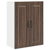 vidaXL Seinekapp PORTO Pruun tamm 60 x 31 x 80 cm Tehispuit