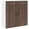 vidaXL Seinekapp PORTO Pruun tamme 80 x 31 x 80 cm Tehispuit
