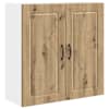 vidaXL Seinekapp PORTO Artisan tamm 80 x 31 x 80 cm Tehispuit