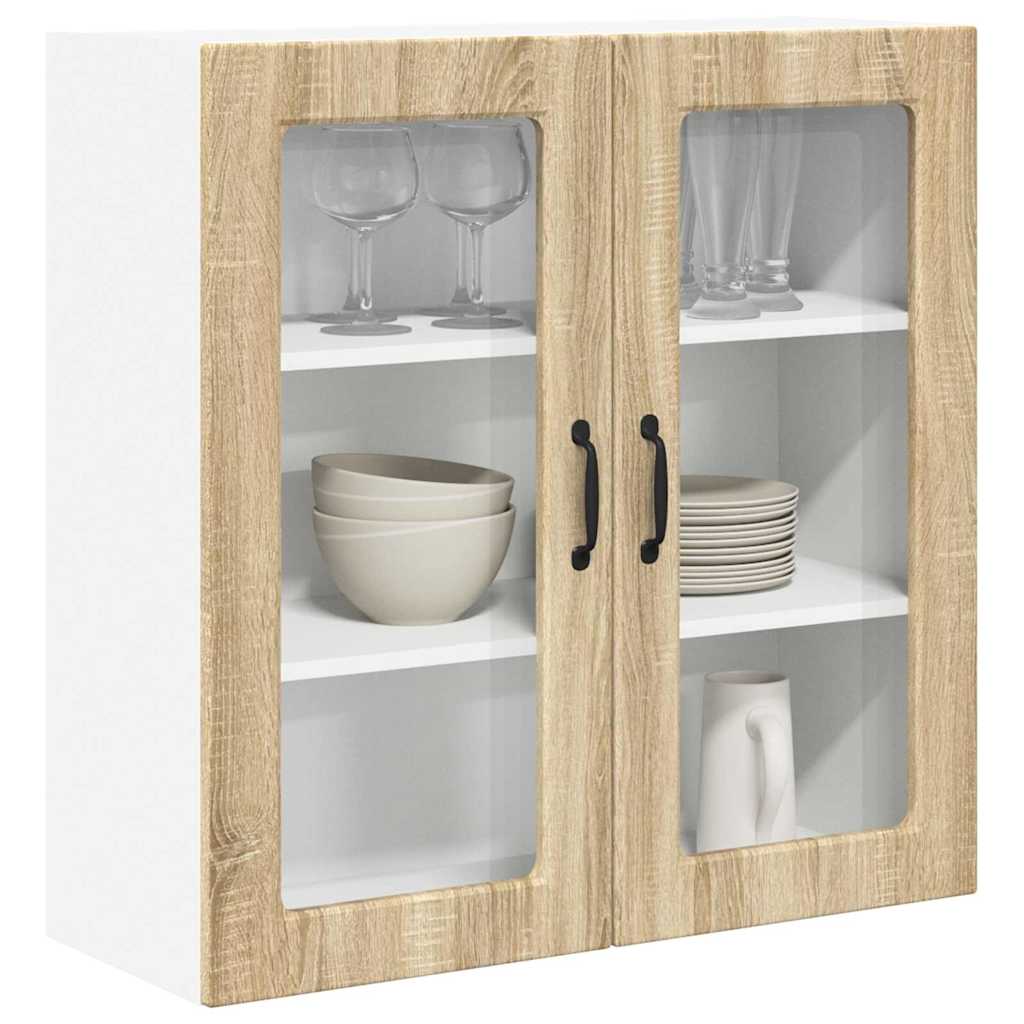 vidaXL Keukenkast aan de muur met plank Sonoma Eiken 80 x 31 x 80 cm