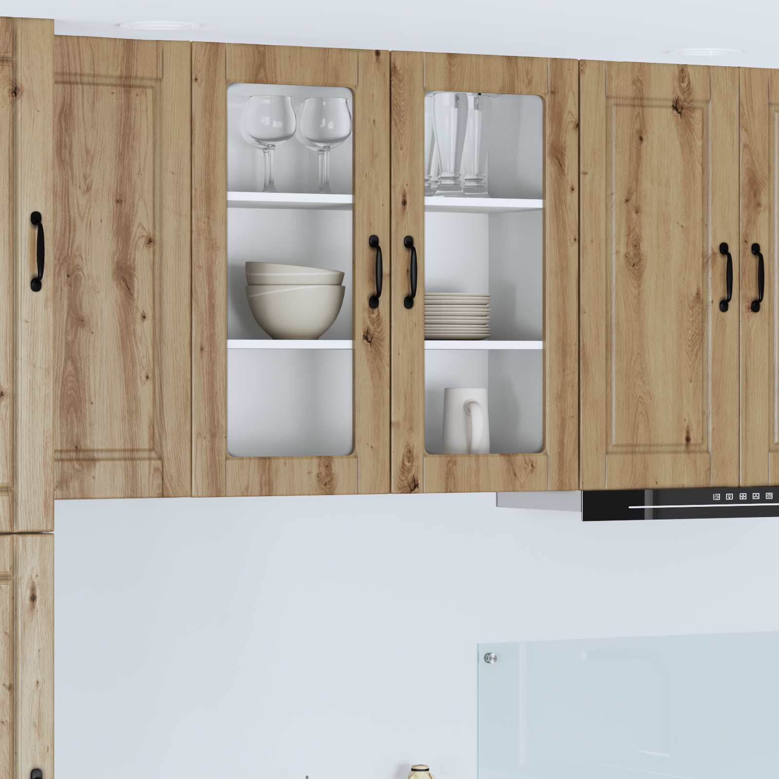 Thumbnail - vidaXL Küchenschrank Artisan-Eiche 80 x 31 x 80 cm Holzwerkstoff