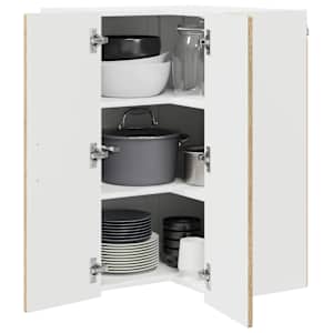 Nástěnný roh kabinet PORTO Sonoma dub 57 x 57 x 80 cm - obrázek 3