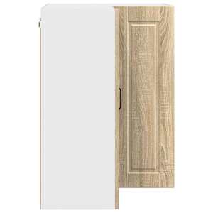 Nástěnný roh kabinet PORTO Sonoma dub 57 x 57 x 80 cm - obrázek 7