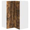 vidaXL Seinaja nurkade kapp PORTO Suitsetatud tamm 57 x 57 x 80 cm