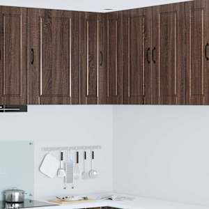 Omara za vogal PORTO Rjav hrast 57 x 57 x 80 cm Konstruiran les