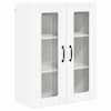 vidaXL Seinaklaasikapp PORTO Valge 60 x 31 x 80 cm Tehispuit