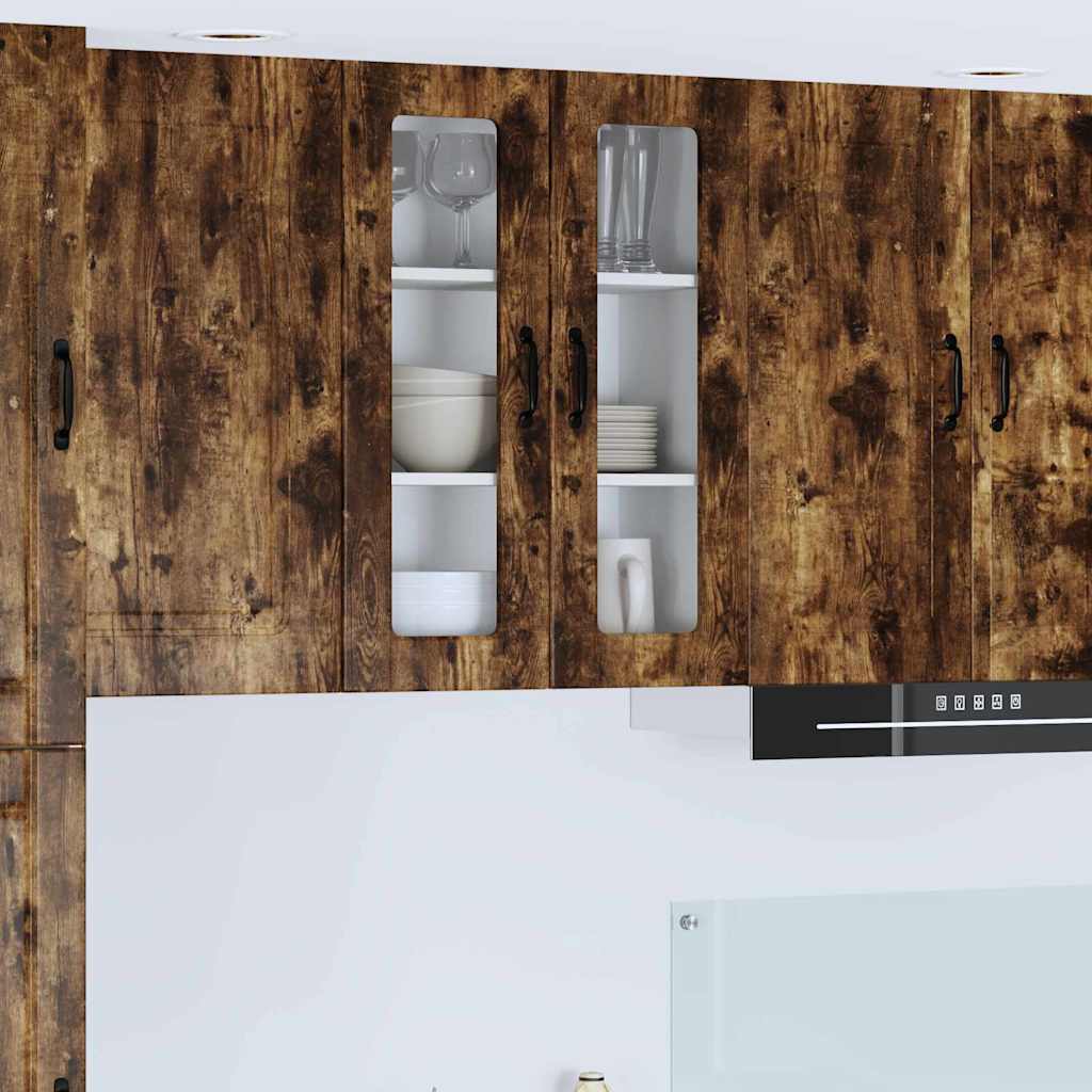 Dulapuri bucătărie - Dulap suspendat de bucătărie Stejar fumuriu 60 x 31 x 80 cm