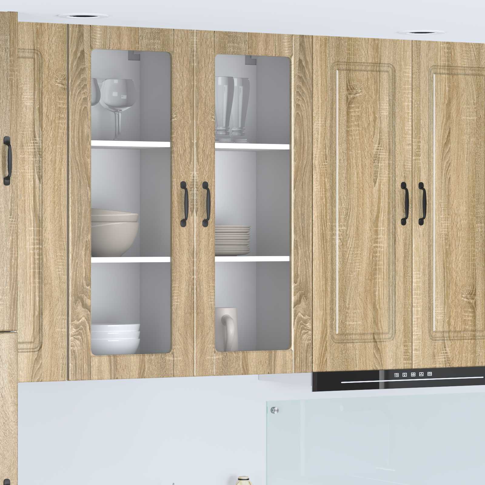 vidaXL Küchenschrank Sonoma-Eiche 40 x 31 x 100 cm Holzwerkstoff