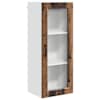 vidaXL Seinaklaasikapp PORTO Vana puit 40 x 31 x 100 cm Tehispuit