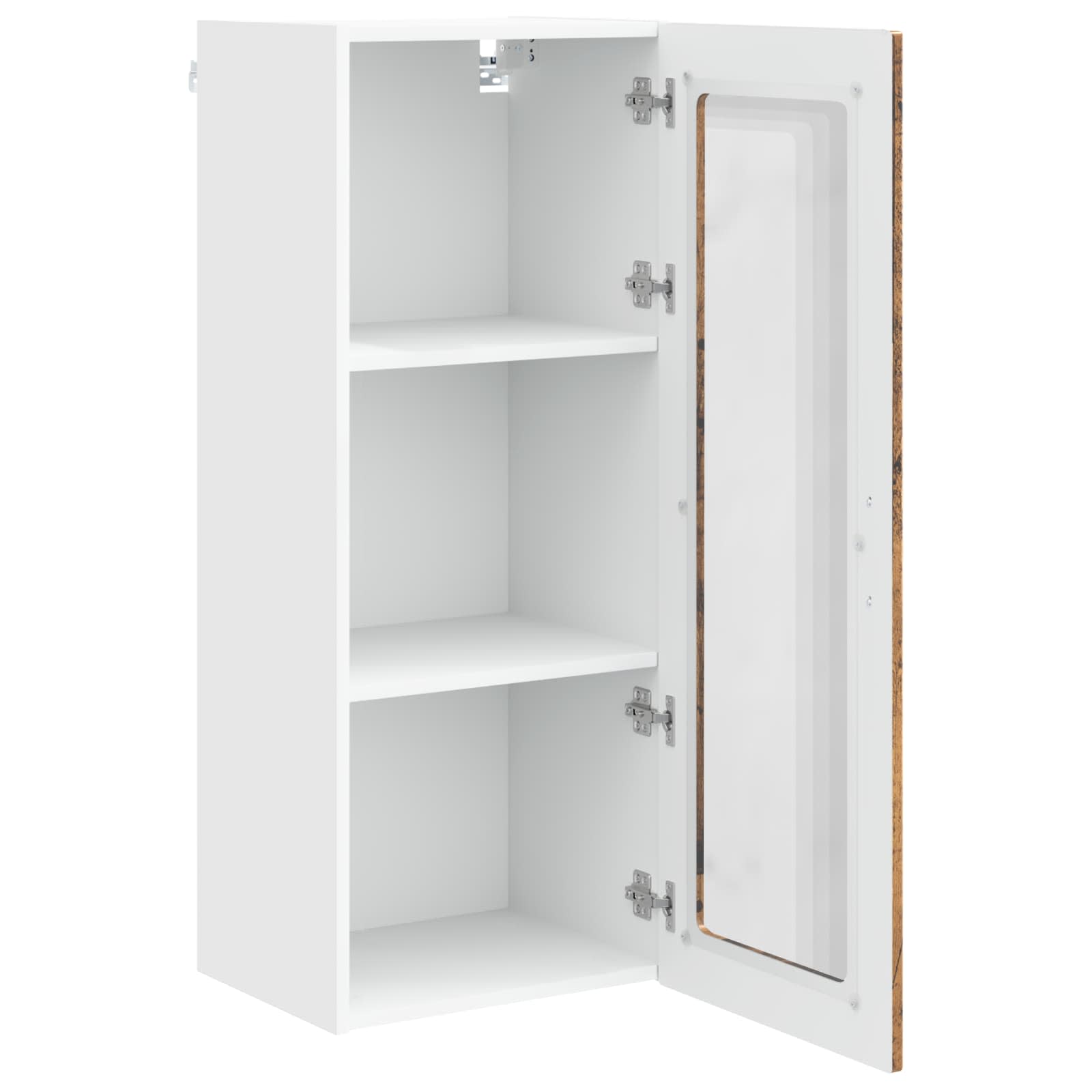 Köögikapp riiuliga uksega Vana puit 40 x 31 x 100 cm Tehispuit 28 Kõik vajalik sinu aeda ja koju! Köögikapp riiuliga uksega Vana puit 40 x 31 x 100 cm Tehispuit - Image 5