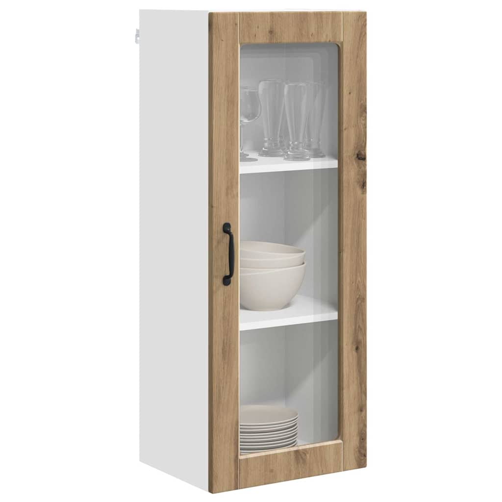 Kitchen Wall Cabinet with Shelf Artisan Oak 40 x 31 x 100 cm - Image 3