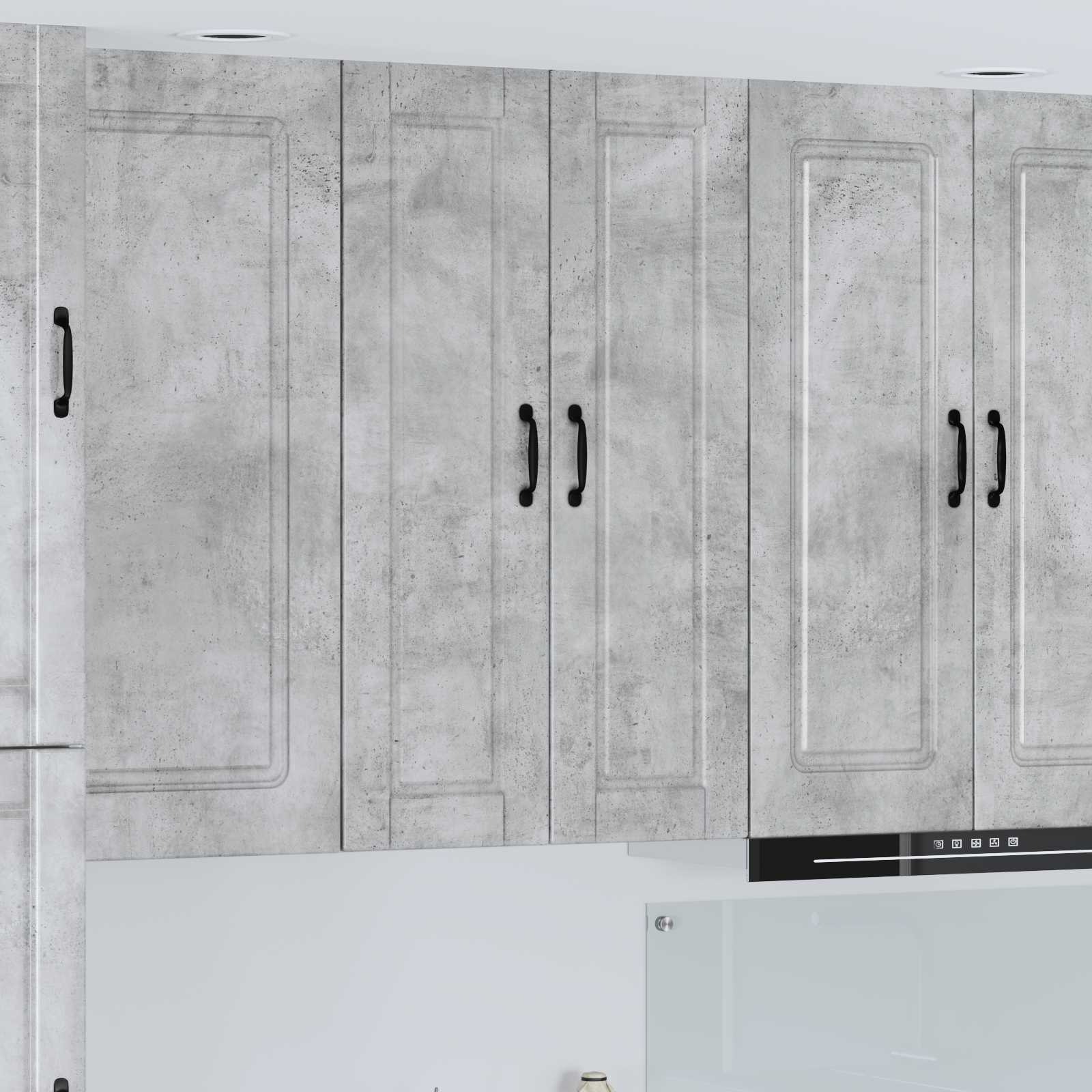 vidaXL Küchenschrank mit Tür Beton Grau 30 x 31 x 100 cm Holzwerkstoff