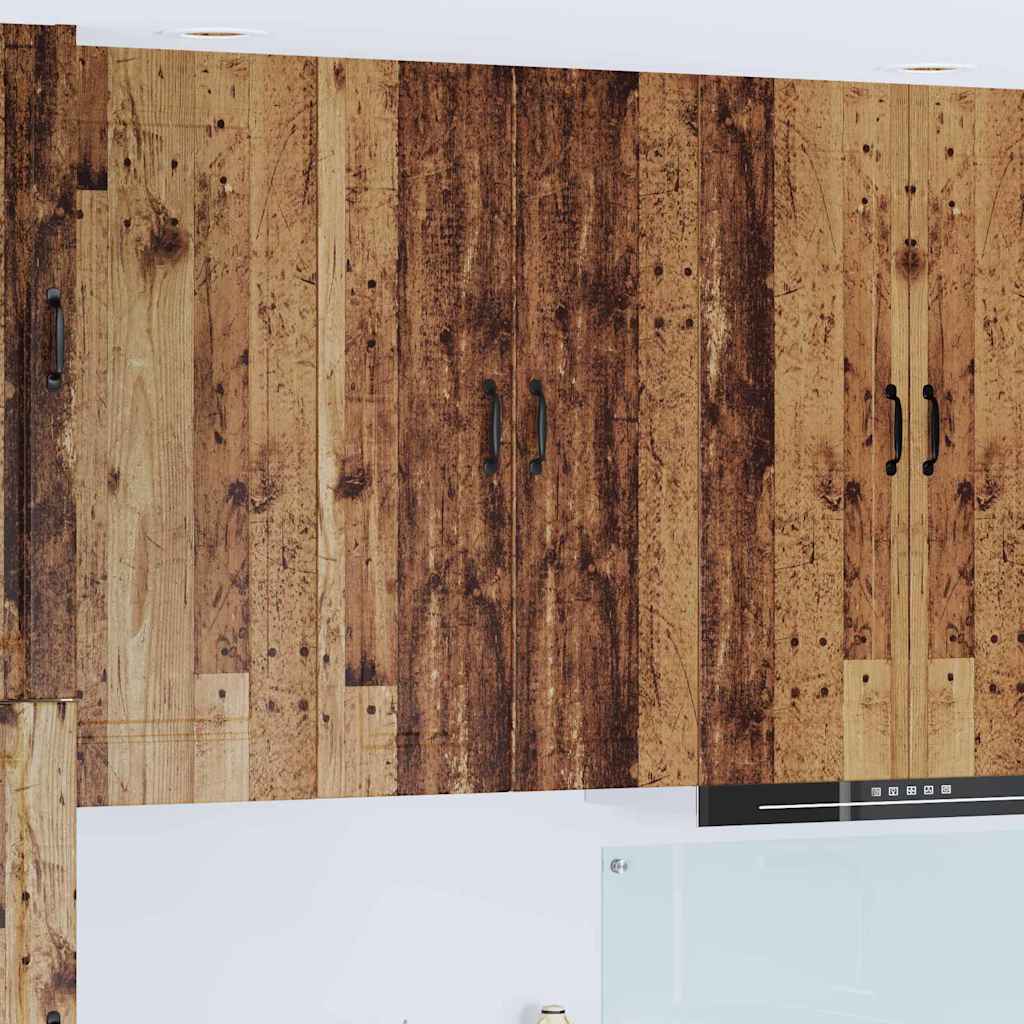 Dulapuri bucătărie - Dulap suspendat de bucătărie cu ușă Lemn Vechi 30 x 31 x 100 cm