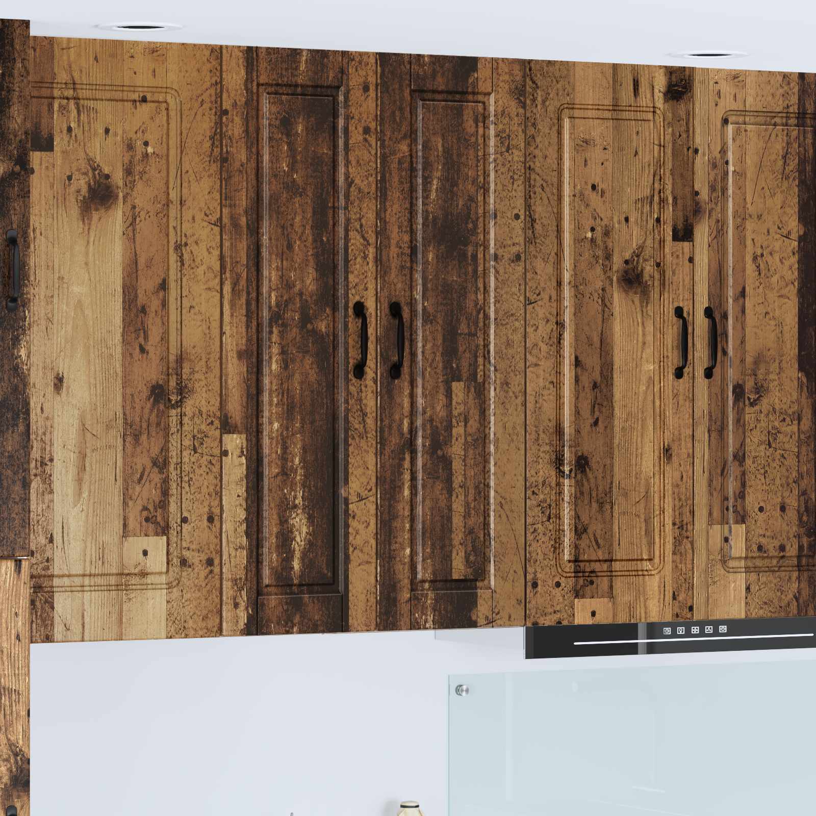 vidaXL Dulap de perete PORTO Lemn vechi 30 x 31 x 100 cm Lemn compozit