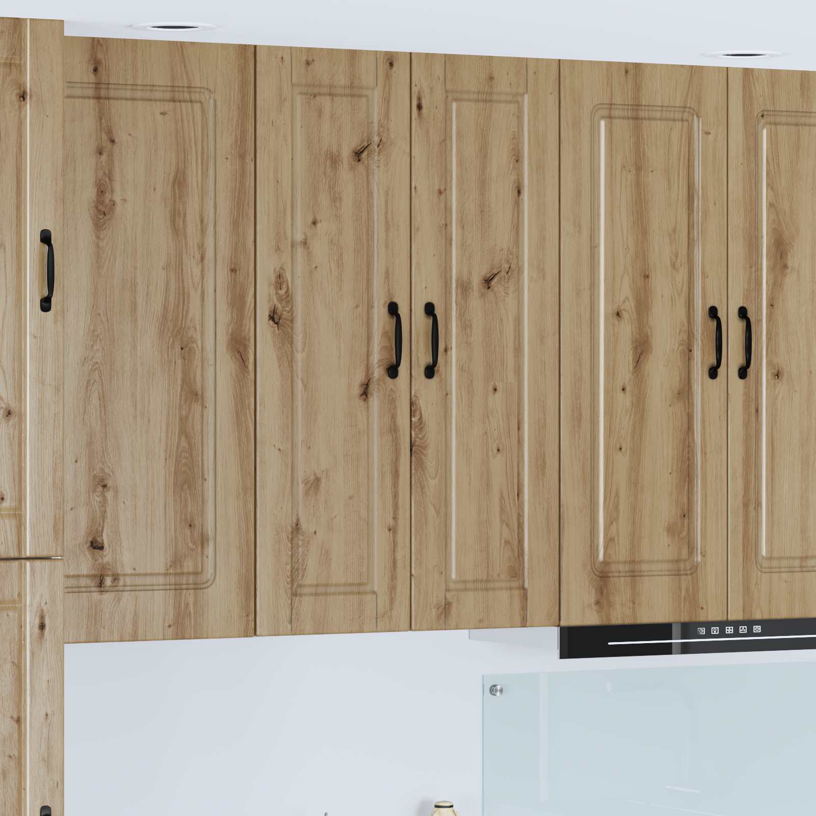 vidaXL Dulap de bucătărie cu raft Stejar Artizanal 30 x 31 x 100 cm