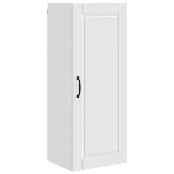 vidaXL Seinekapp PORTO Valge 40 x 31 x 100 cm Tehispuit