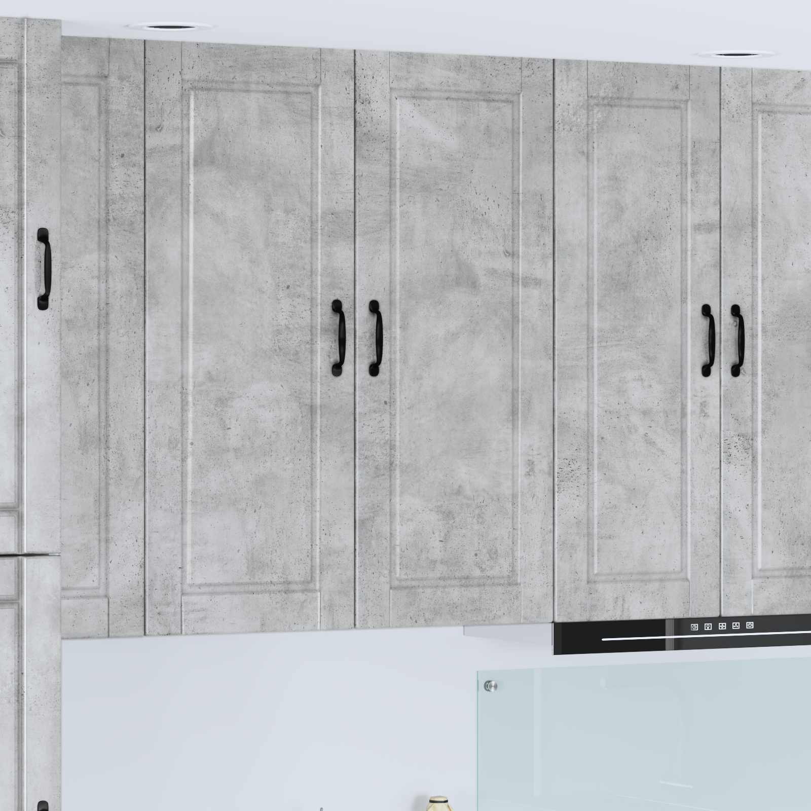 Köögikapp riiuliga uksega Betoonhall 40 x 31 x 100 cm Tehispuit