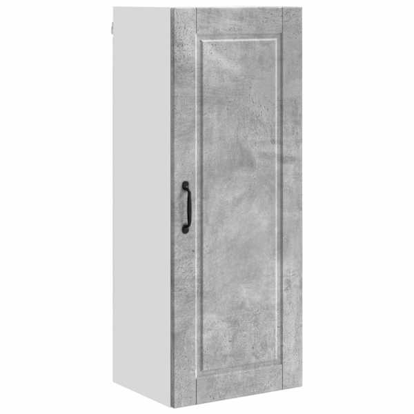 vidaXL Seinekapp PORTO Betoonhall 40 x 31 x 100 cm Tehispuit