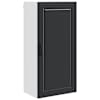 vidaXL Seinekapp PORTO Must 50 x 31 x 100 cm Tehispuit