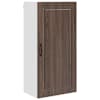 vidaXL Seinekapp PORTO Pruun tamm 50 x 31 x 100 cm Tehispuit