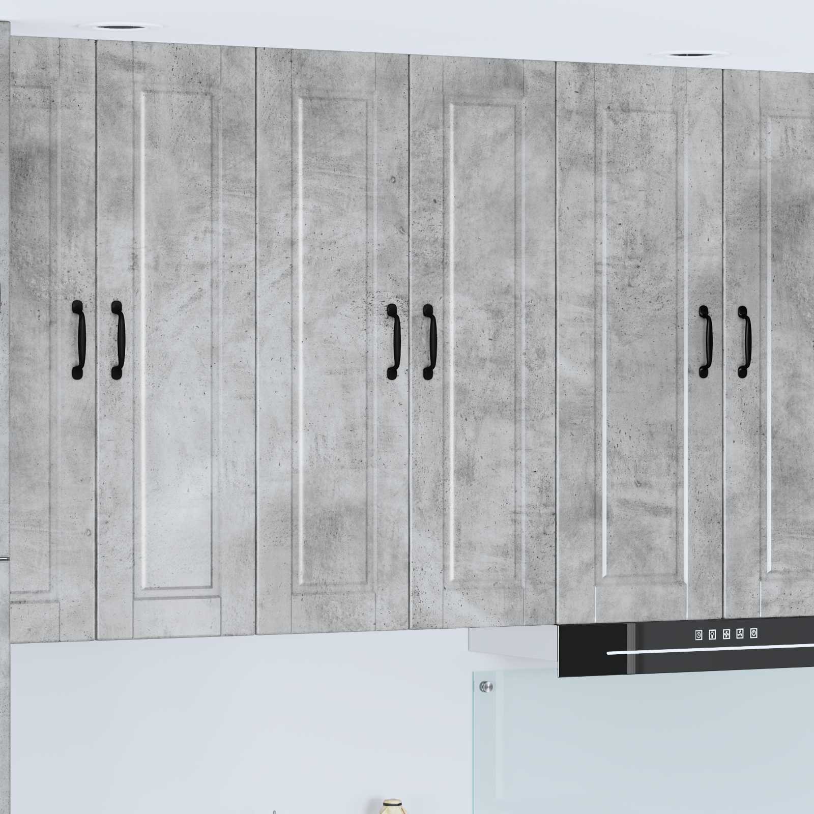 Köögikapp riiuliga uksega Betoonhall 60 x 31 x 100 cm Tehispuit