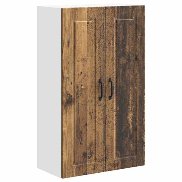 vidaXL Seinekapp PORTO Vana puit 60 x 31 x 100 cm Tehispuit