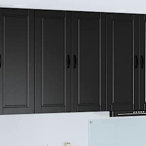 Kuhinjski element z vrati Črna 80 x 31 x 100 cm Konstruiran les