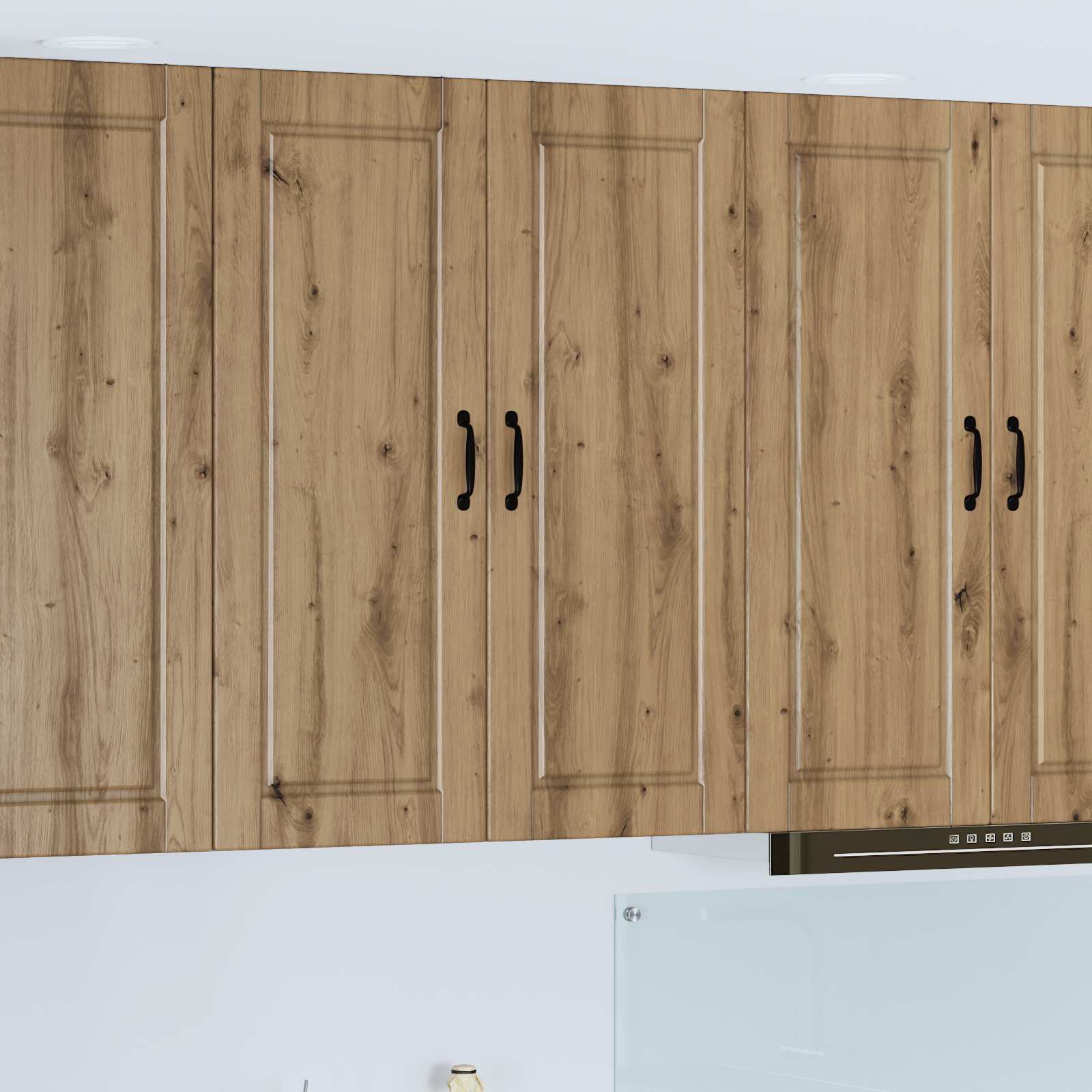 vidaXL Dulap de perete PORTO Stejar Artizanal 80 x 31 x 100 cm