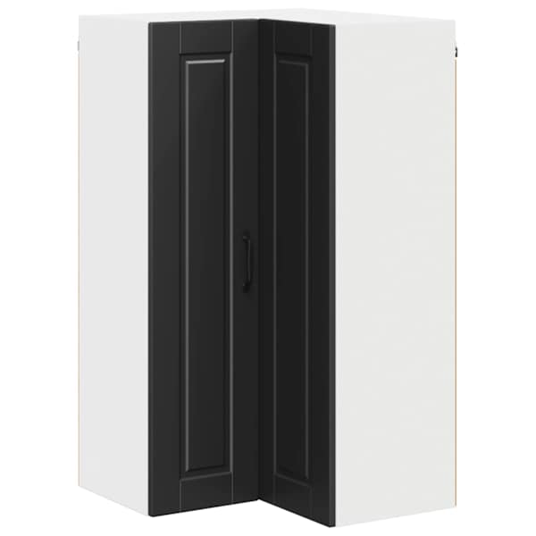 vidaXL Seinaja nurkade kapp PORTO Must 57 x 57 x 100 cm Tehispuit