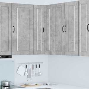 Kuhinjski element s polico Betonsko siva 57 x 57 x 100 cm