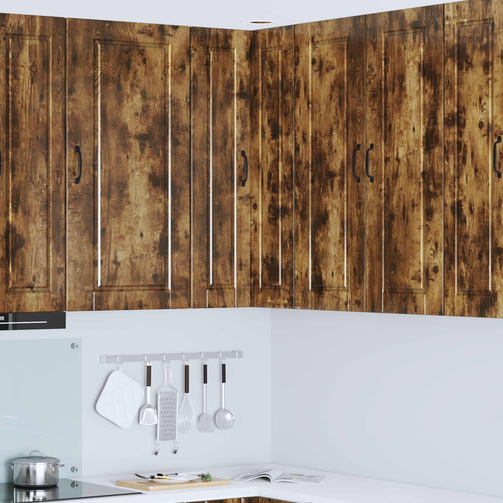 Kuhinjski element s polico Dimljeni oreh 57 x 57 x 100 cm