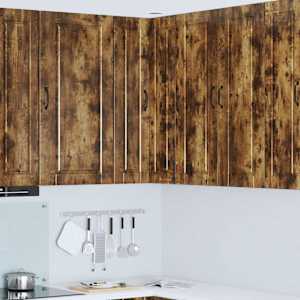 Kuhinjski element s polico Dimljeni oreh 57 x 57 x 100 cm