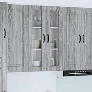 Kuhinjski element Siva Sonoma 60 x 31 x 100 cm Konstruiran les