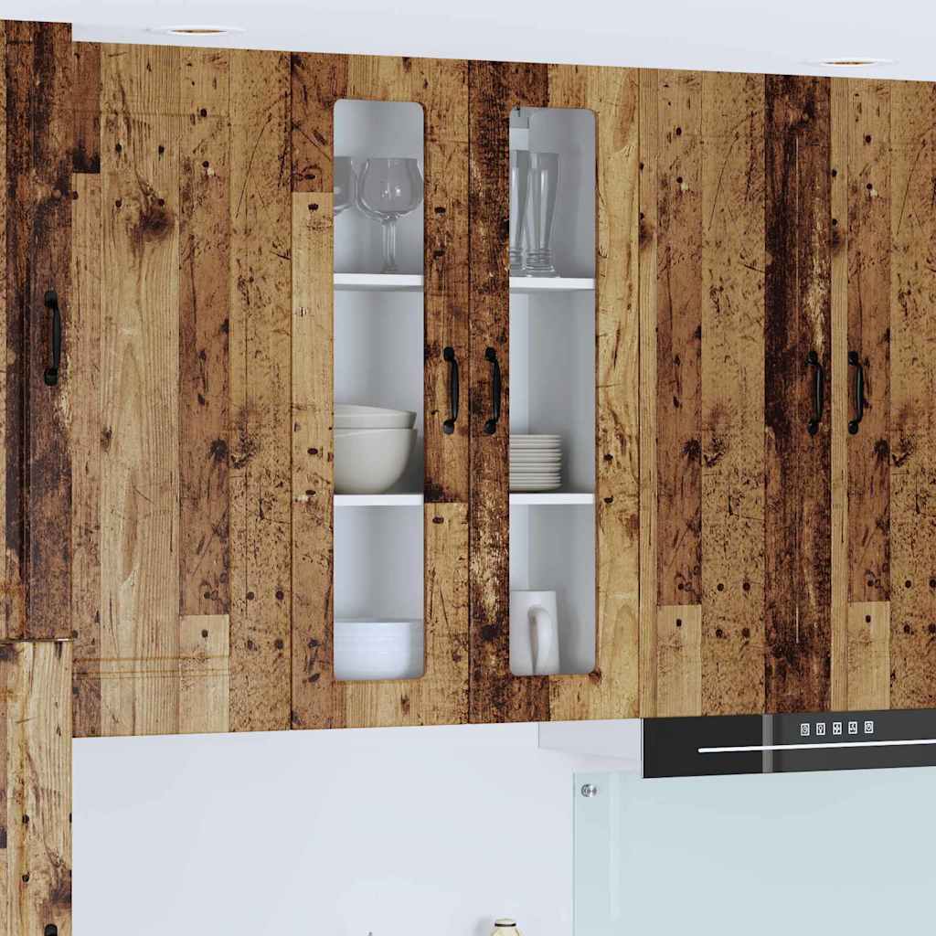 Dulapuri bucătărie - Dulap suspendat de bucătărie cu ușă Lemn Vechi 60 x 31 x 100 cm