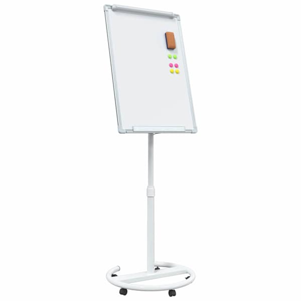 vidaXL Magnetiline valge tahvel Hall ja Valge 62 x 62,5 x 197 cm EPS