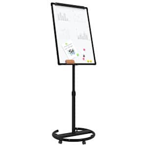 Magnetická bílá tabule Černá a bílá 62 x 62,5 x 197 cm EPS - obrázek 3