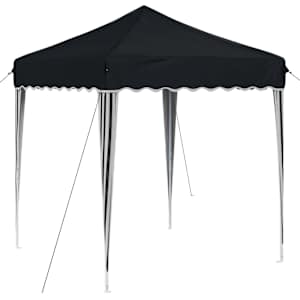 vidaXL &Uuml;hepuuline peotelk 195 x 195 x 245 cm Antratsiit Oxfordi kangas