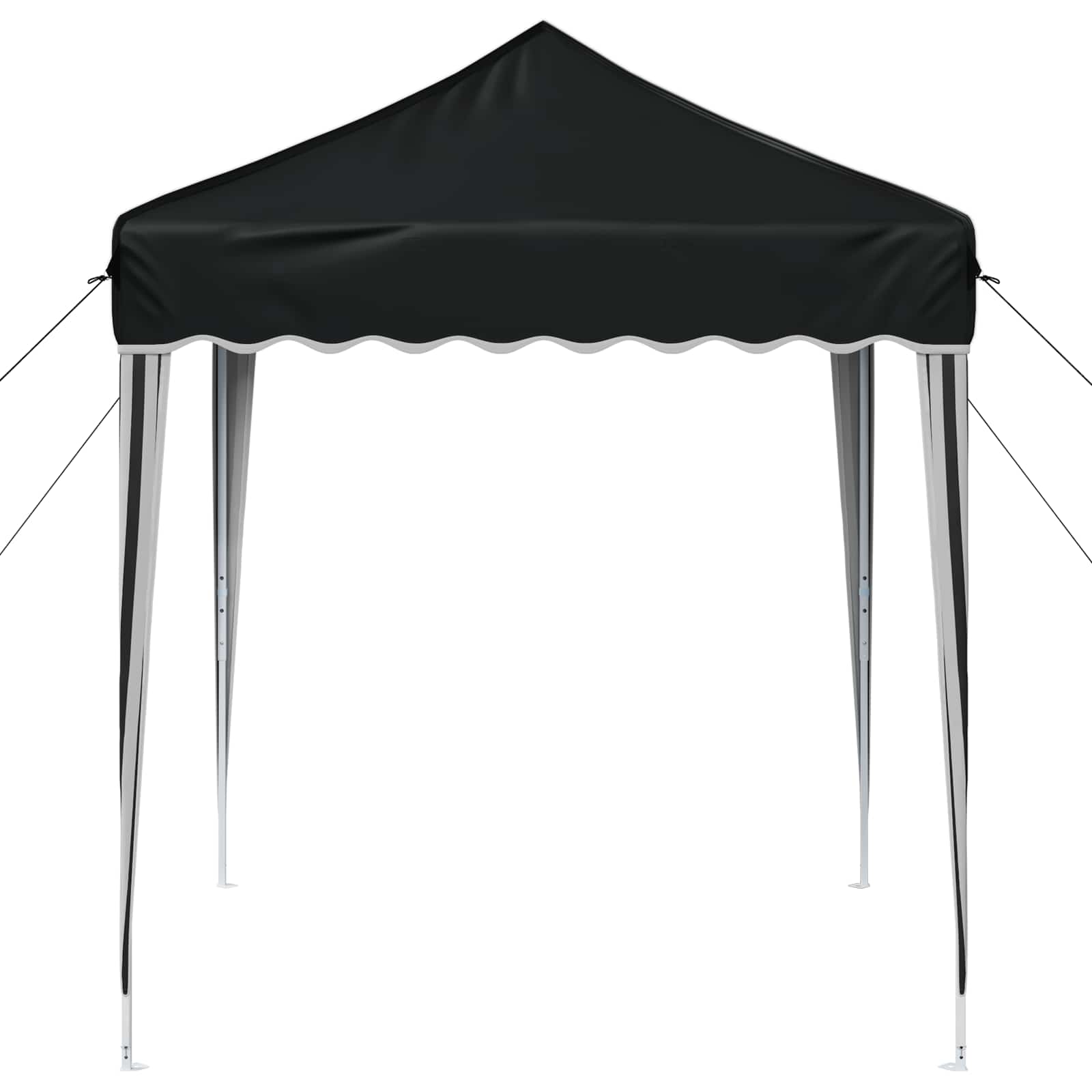 Pop-up Feesttent Antraciet 195 x 195 x 245 cm Oxford Stof image 6