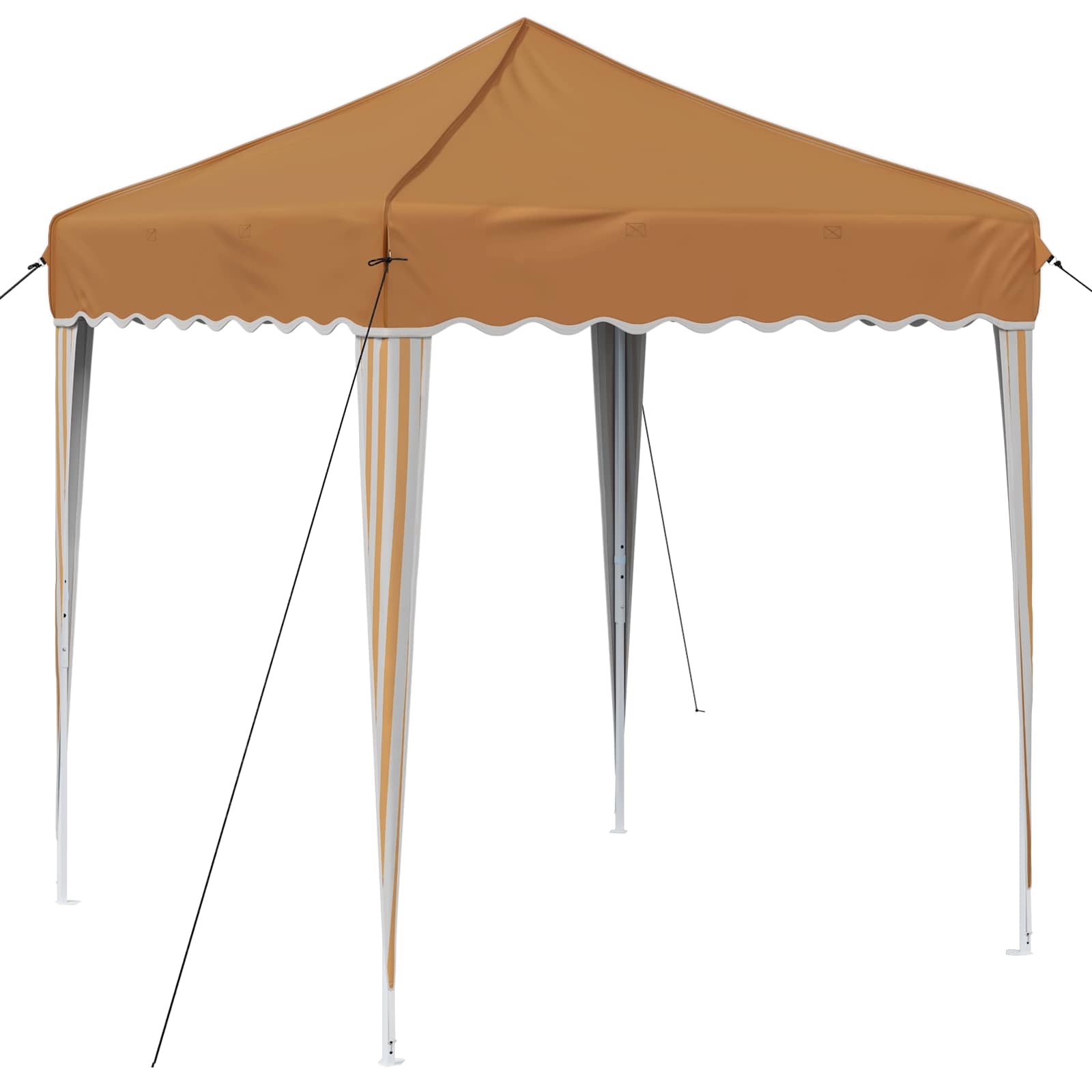 Pop-up Feesttent Beige 195 x 195 x 245 cm Oxford Stof image 2