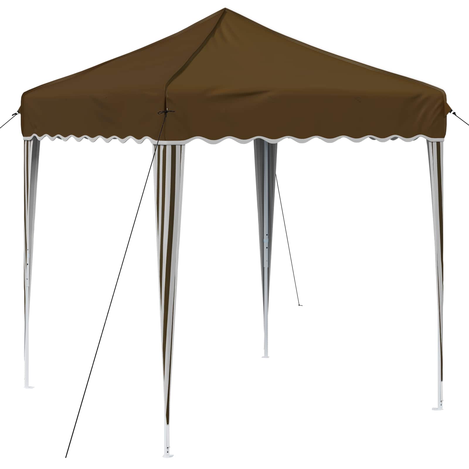 Zložljivi šotor za zabave Taupe 195 x 195 x 245 cm - slika 2