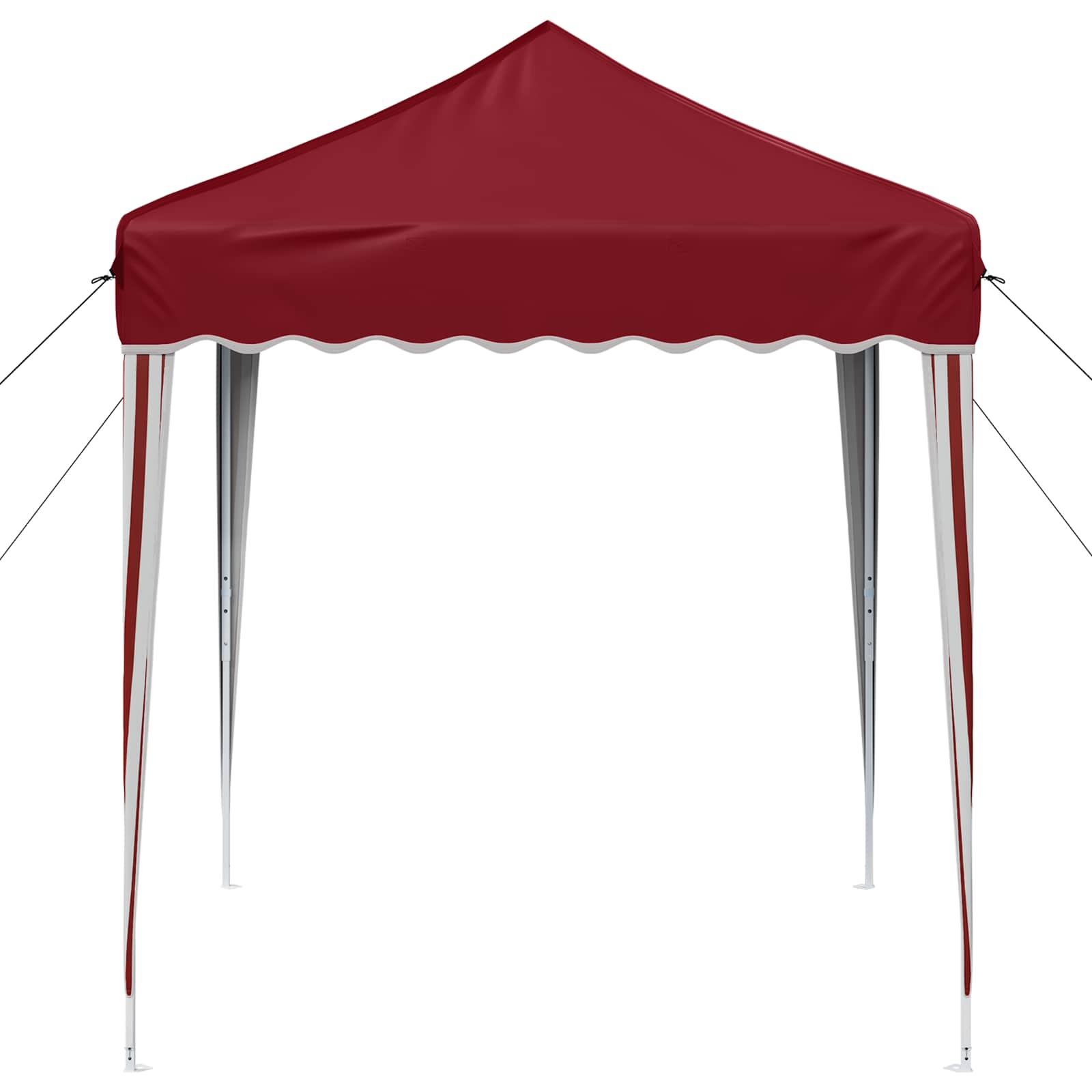 Pop-up Feesttent Bordeauxrood 195 x 195 x 245 cm Oxford Stof image 6