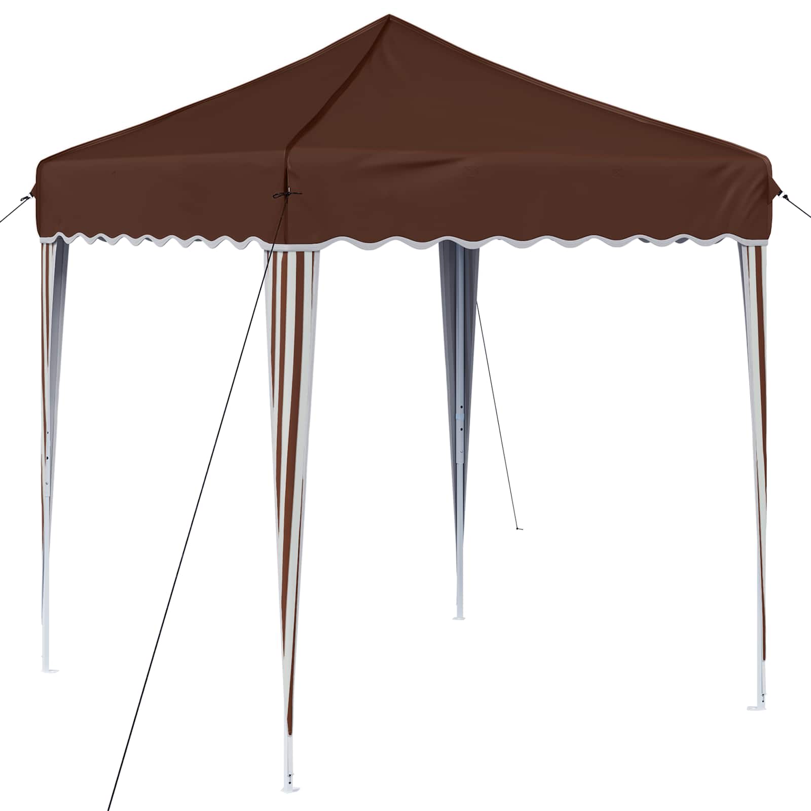 Pop-up Feesttent Bruin 195 x 195 x 245 cm image 2