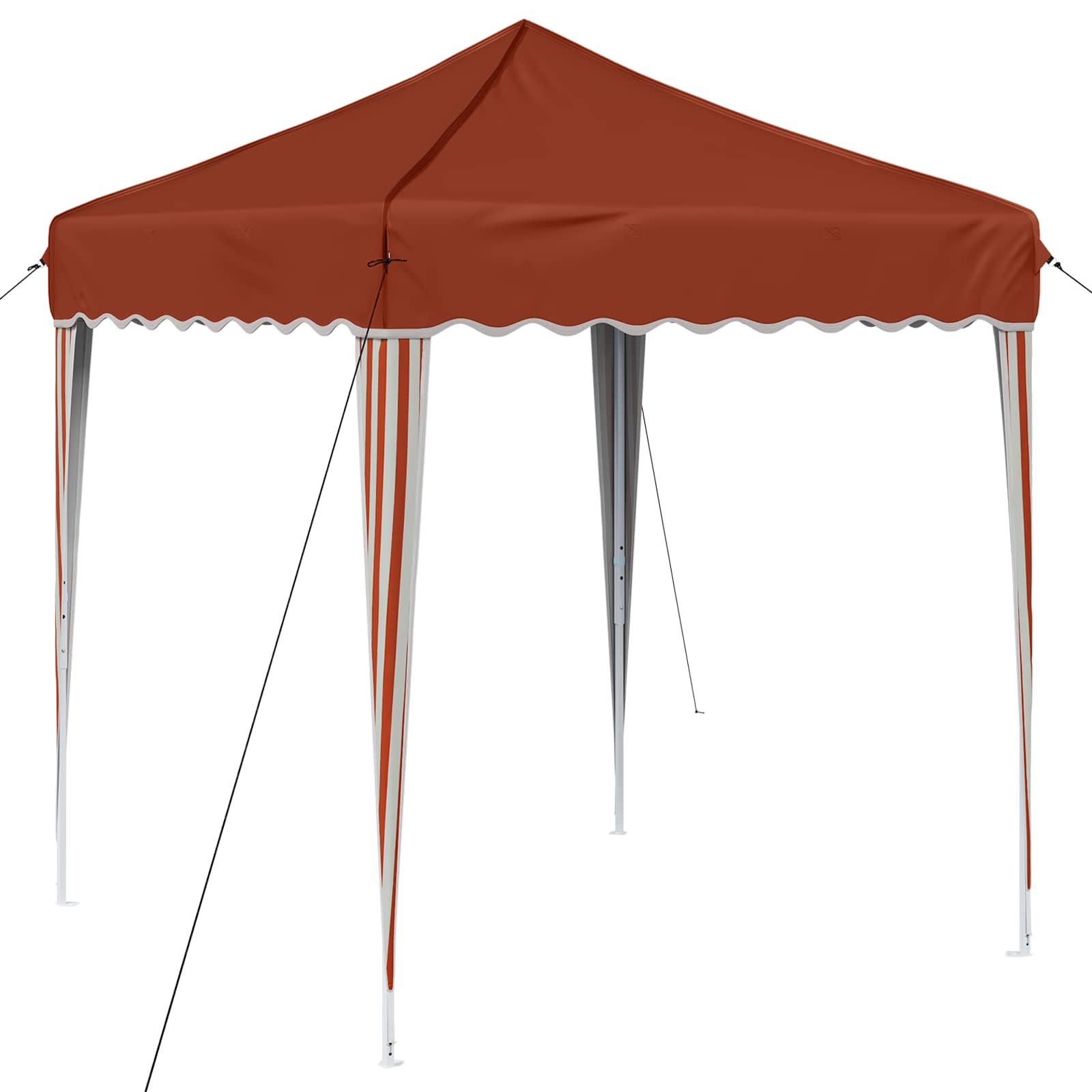 Pop-up Feesttent Terracotta 195 x 195 x 245 cm Oxford Stof image 2
