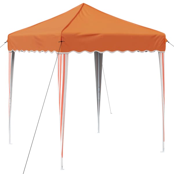 vidaXL &Uuml;hepuuline peotelk 195 x 195 x 245 cm Oranž Oxfordi kangas