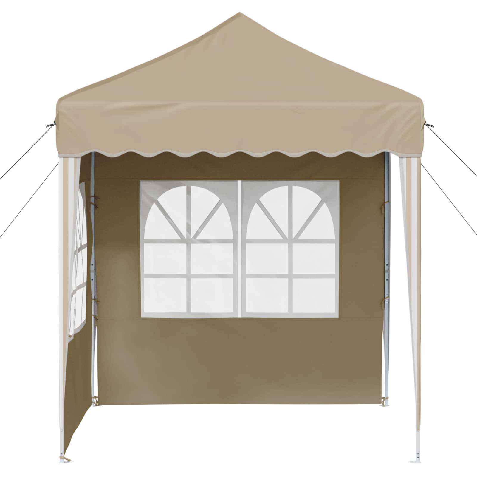Pop-up Feesttent Crème 195 x 195 x 245 cm Oxford Stof image 6