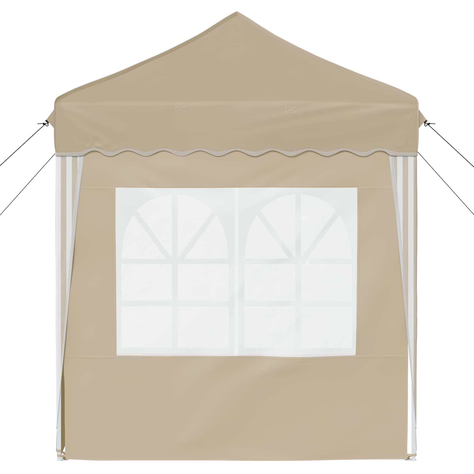 Pop-up Feesttent Crème 195 x 195 x 245 cm Oxford Stof image 7
