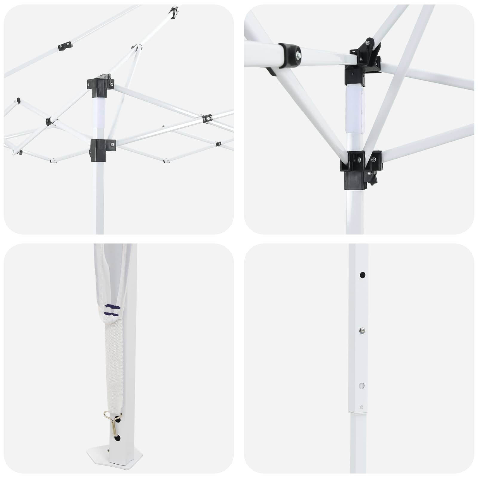 Zložljivi šotor za zabave Modra 195 x 195 x 245 cm - slika 12