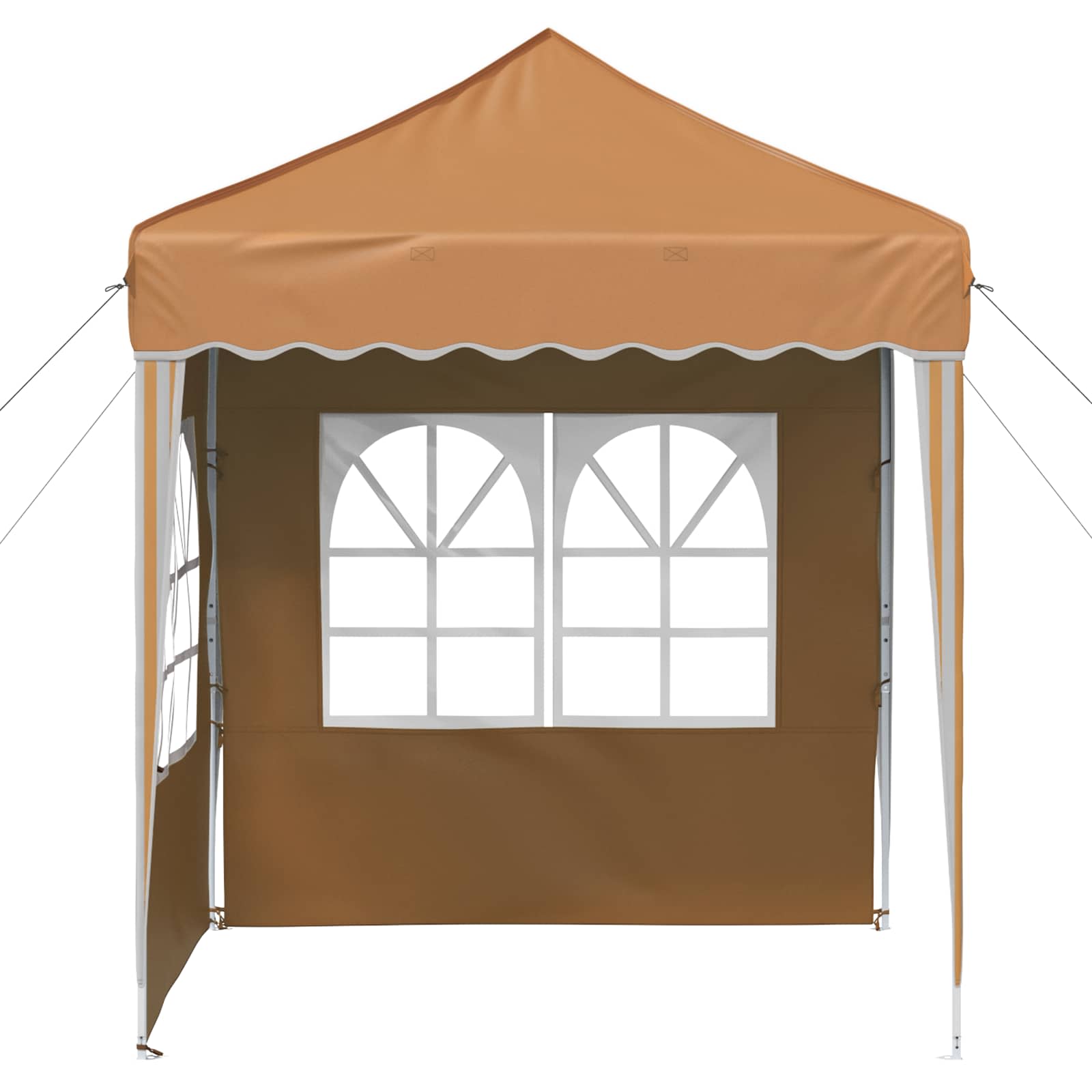 Pop-up Feesttent Beige 195 x 195 x 245 cm Oxford Stof image 6