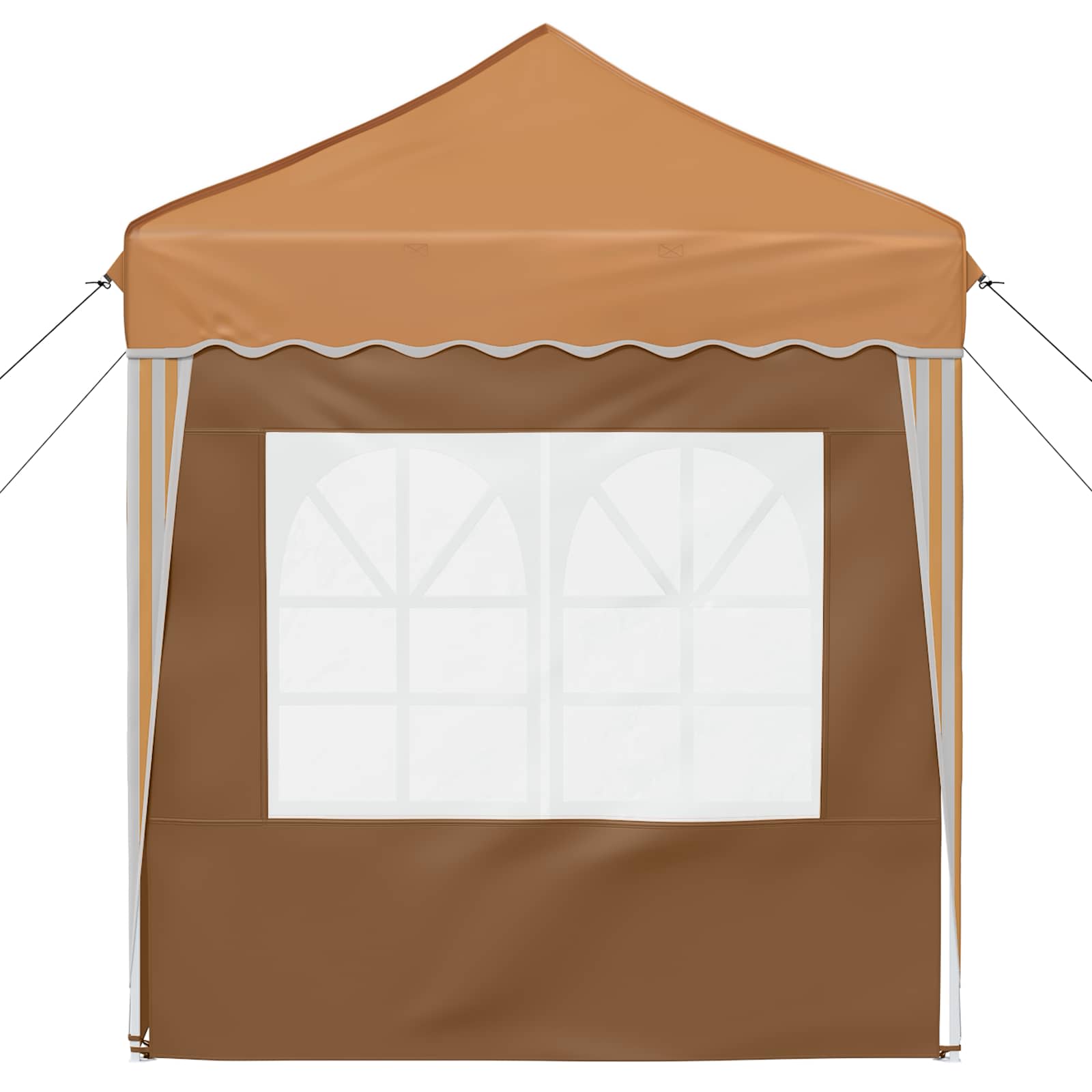 Pop-up Feesttent Beige 195 x 195 x 245 cm Oxford Stof image 7