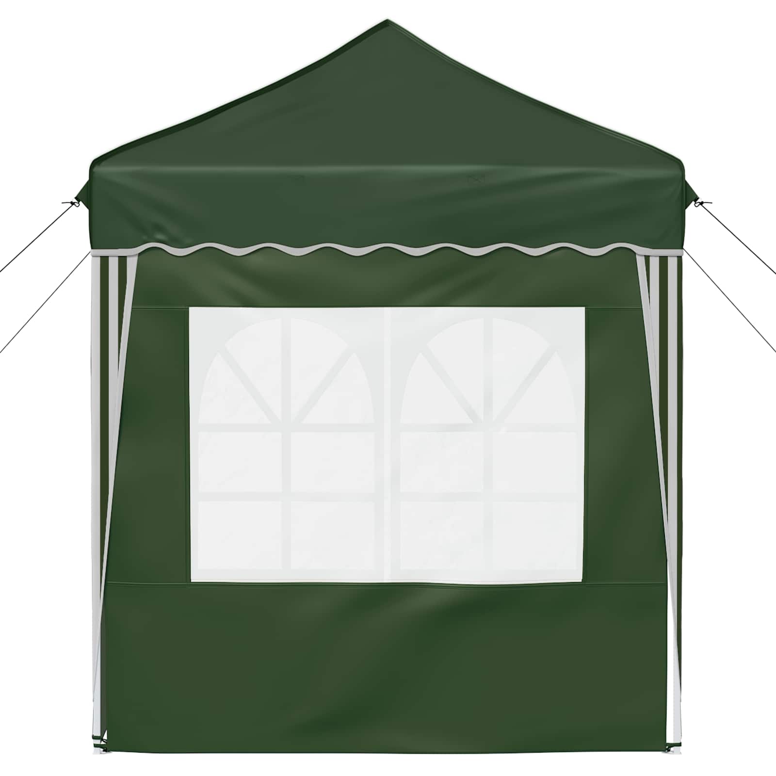 Pop-up Feesttent Groen 195 x 195 x 245 cm Oxford Stof image 7